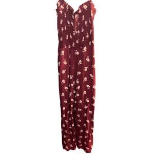 Oliviaceous Red Romper-Small